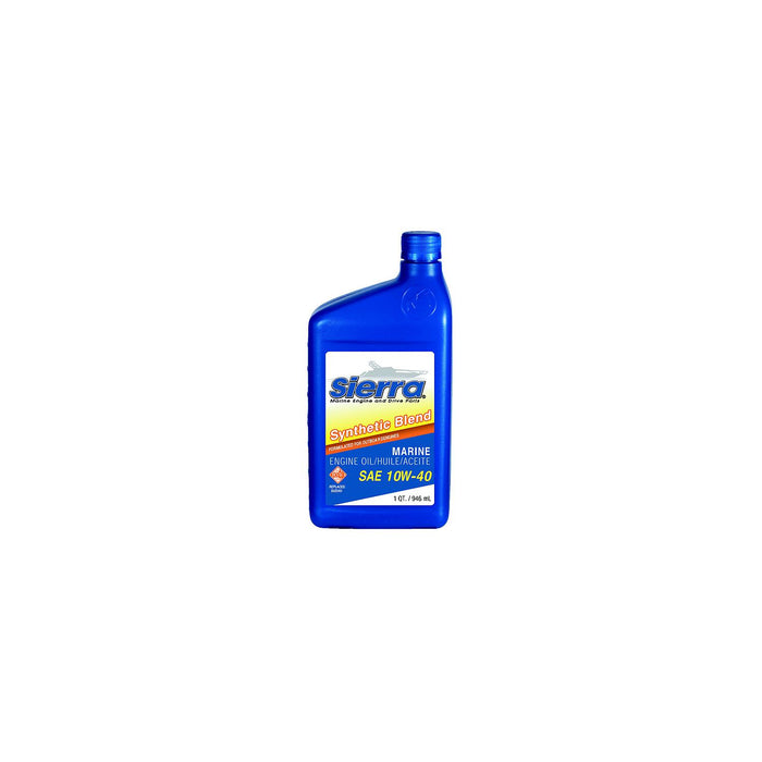 Sierra 18-9552-3 25W50 FCW 4-Cycle Outboard Synthetic Blend Oil, 4L