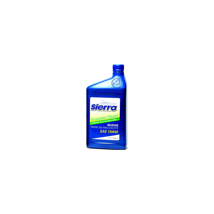 Sierra 18-9554-4 Premium Blend Heavy Duty Engine Oil 15W-40, 5 Qt., 4/case