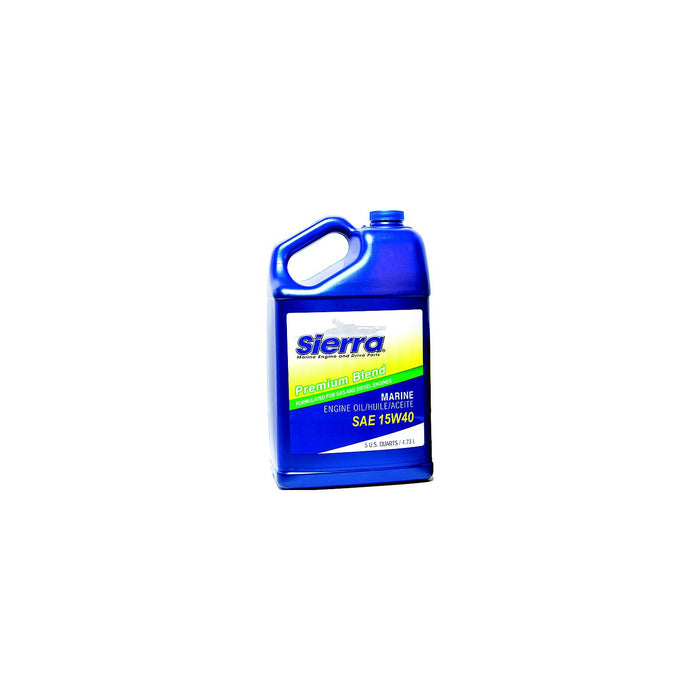 Sierra 18-9554-4 Premium Blend Heavy Duty Engine Oil 15W-40, 5 Qt., 4/case