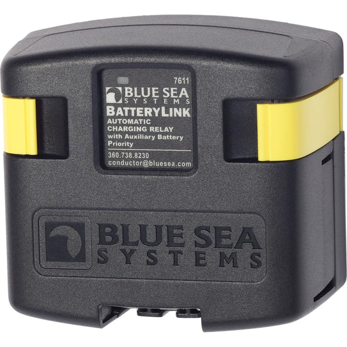 Blue Sea 7611 DC BatteryLink&trade; Automatic Charging Relay - 120 Amp with Auxiliary Battery Charging