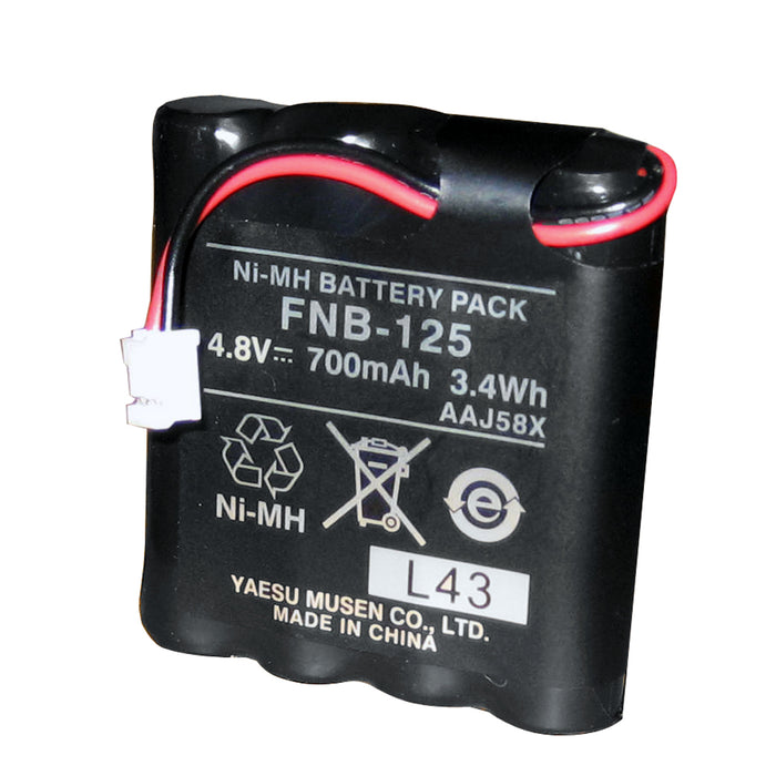 Paquete de batería Standard Horizon FNB-125 para HX100