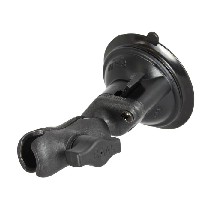 Soporte de ventosa con cierre giratorio compuesto RAM Mount - Brazo corto