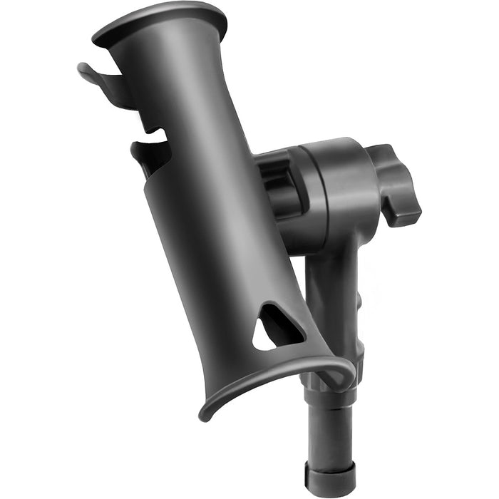Soporte para caña de pescar RAM Mount Tube Jr. con estrías para poste de 4" de longitud estándar