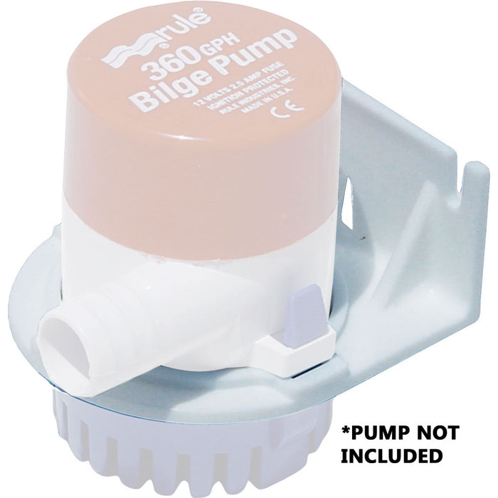 Rule Side Mount Bracket for 360-1100gph Round Pumps