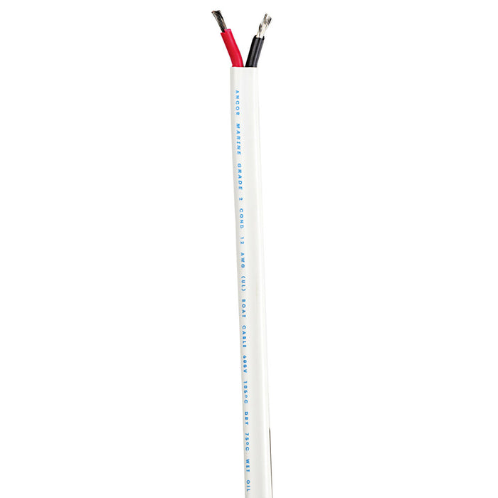 Cable dúplex estándar Ancor - Plano 6/2 - 2 x 13 mm² - Rojo/Negro - Venta por pie