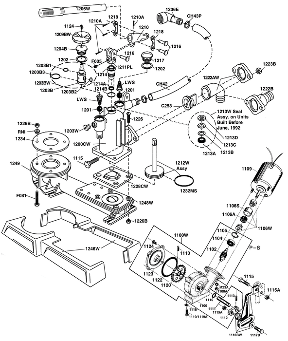 Raritan LWS PHII Head Intake and Discharge Valve Spring
