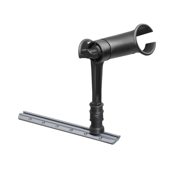 Soporte para caña RAM Mount Ram Tube Jr. con poste de 6" y base de montaje en riel Adapt-A-Post