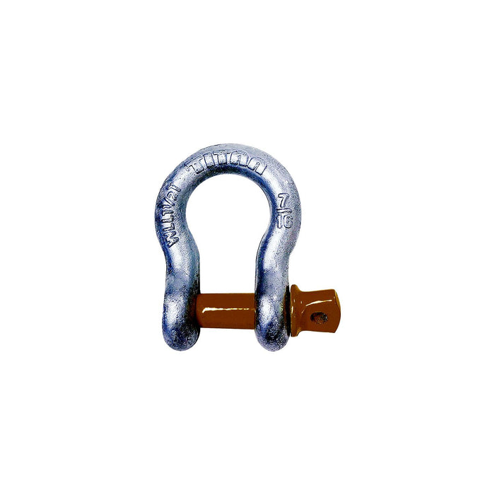 Titan Chain 10319053 Hot Galvanized Bow Shackle, 7/16"