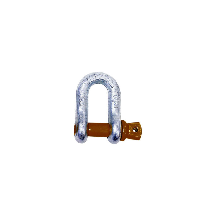 Titan Chain 10319066 Hot Galvanized D Shackle, 1/2"