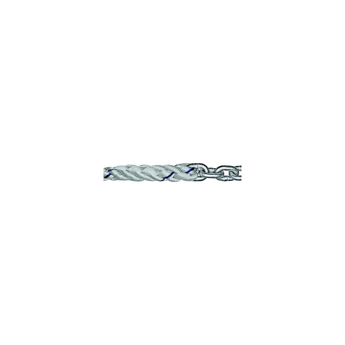 Titan Chain CAR3S58200H5115 Three Strand Anchor Rode, 5/8" x 200' Line, 5/16" x 15' Chain