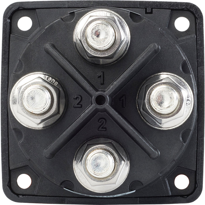 Blue Sea 6011200-BSS 6011200 M Series Dual Circuit Plus On-Off-Both Battery, Switch, Black