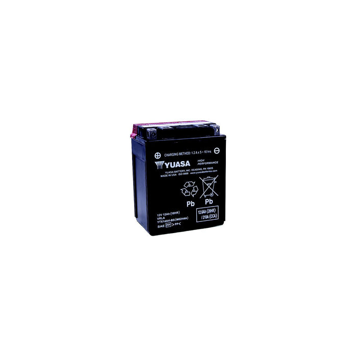 Yuasa Battery Inc. YUAM62H4A Yuasa High Performance, Maintenance Free Battery Fresh Pack