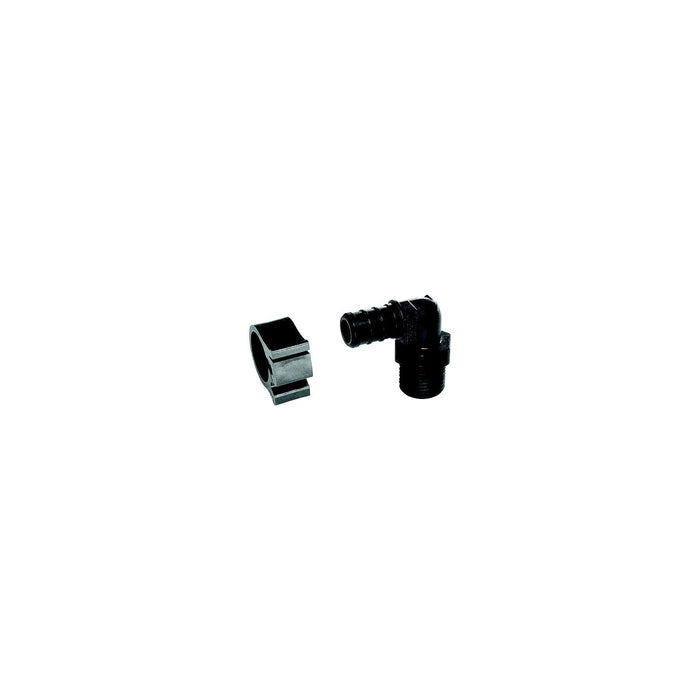 Flair-It 30810 Pexlock Male Elbow, 1/2" X 3/8" MPT