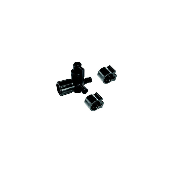Flair-It 30913 Pexlock 3-Way Valve, 1/2" x 1/2" FPT Swivel x 1/2"