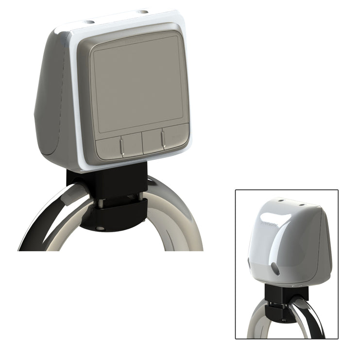 Soporte para riel para un solo instrumento Scanstrut Scanpod - Corte para instrumento estándar - Se adapta a rieles de 1" a 1,33"