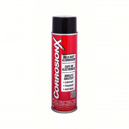 CorrosionX 90102 Rust & Corrosion Preventative, 16 oz. Aerosol Can - Lubricant, Penetrant, Anti-Seize, Safe on Electronics