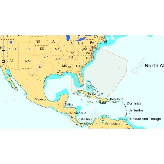 C-MAP M-NA-D063-MS 4D NA-063 Chesapeake Bay to Cuba microSD™/SD™