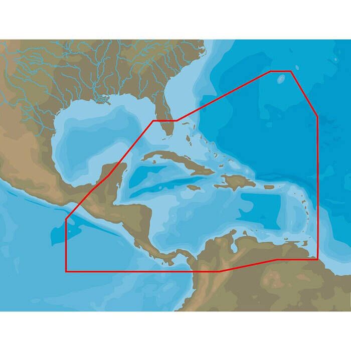 C-MAP M-NA-D065-MS 4D NA-D065 Caribbean & Central America -microSD™/SD™