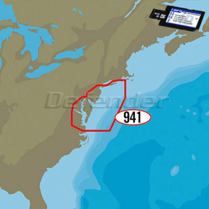 C-MAP M-NA-D941-MS 4D NA-D941 Block Island to Norfolk