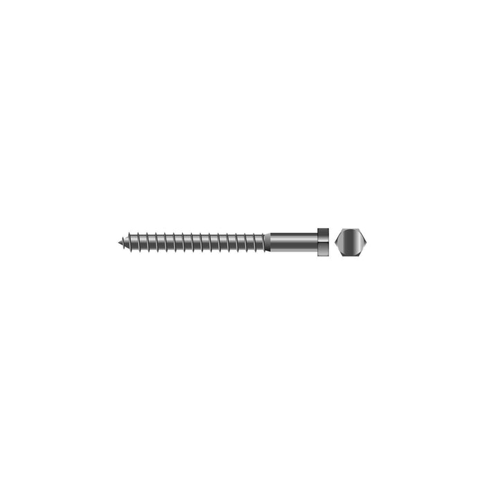 Seachoice MP1272SC 59738 Stainless Steel Lag Screw