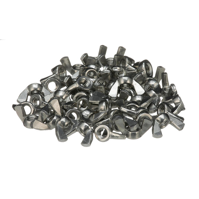 Seachoice SC1373 18-8 Stainless Steel Wing Nuts, 5/16-18 Size, Pack of 50