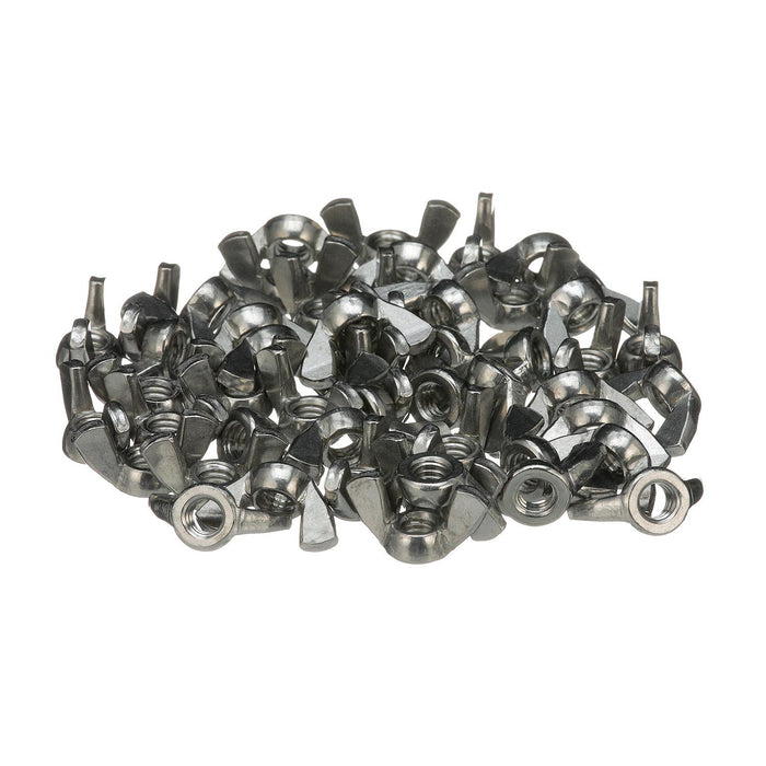 Seachoice SC1374 18-8 Stainless Steel Wing Nuts, 3/8-16 Size, Pack of 50