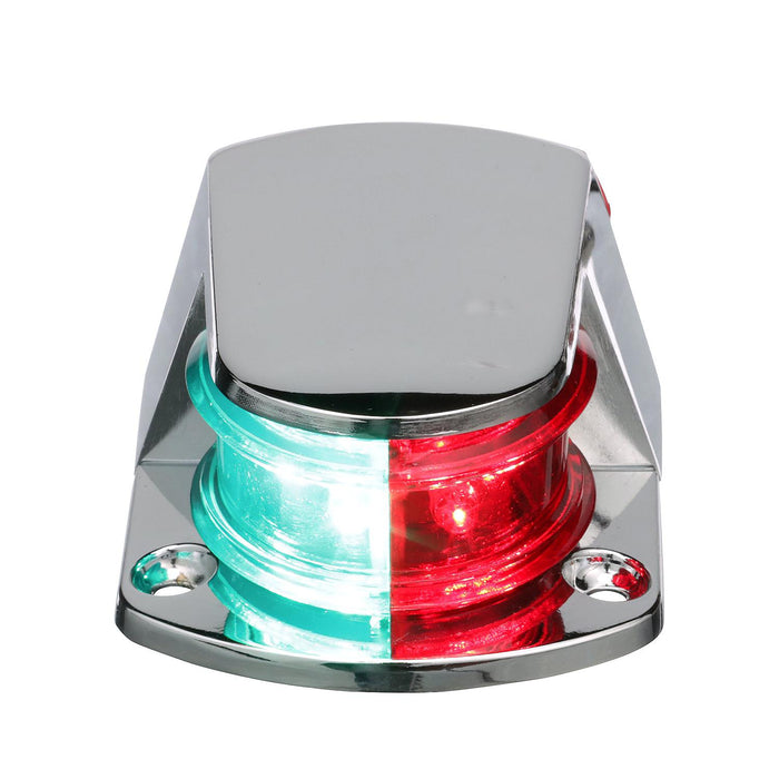 Seachoice 2031 LED Bow Light, Marine Navigation, Chrome Bi-Color, 1-Mile Vis for Under 39 Feet