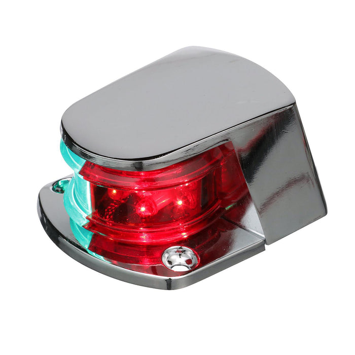 Seachoice 2031 LED Bow Light, Marine Navigation, Chrome Bi-Color, 1-Mile Vis for Under 39 Feet