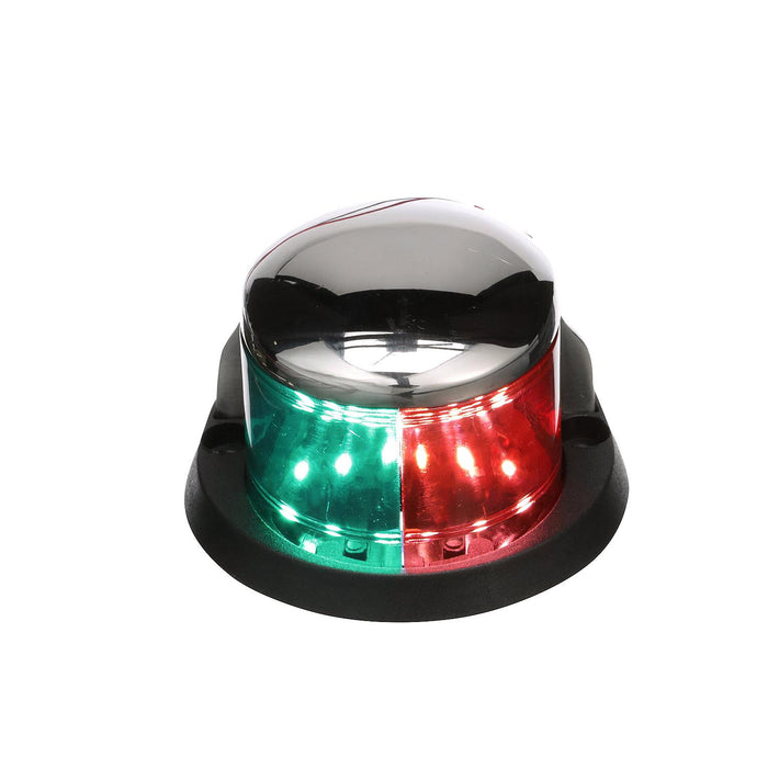 Seachoice 2041 LED Bow Light, Marine Navigation, Chrome Bi-Color, 2-Mile Vis for Under 66 Feet