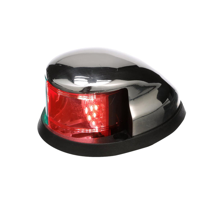 Seachoice 2041 LED Bow Light, Marine Navigation, Chrome Bi-Color, 2-Mile Vis for Under 66 Feet