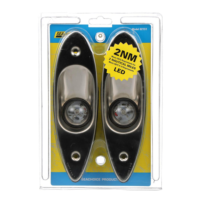 Seachoice 2151 LED Flush Mount Side Lights (Sold as Pair)