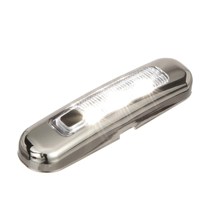 Seachoice 50-03131 LED Area Light, Surface Mount, On/Off Switch, 316 SS, White Light, 220 Lumens