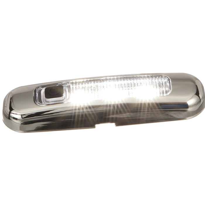 Seachoice 50-03131 LED Area Light, Surface Mount, On/Off Switch, 316 SS, White Light, 220 Lumens