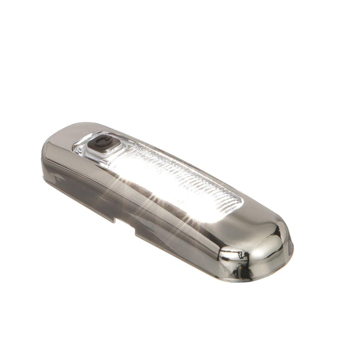 Seachoice 50-03131 LED Area Light, Surface Mount, On/Off Switch, 316 SS, White Light, 220 Lumens