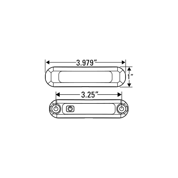 Seachoice 50-03131 LED Area Light, Surface Mount, On/Off Switch, 316 SS, White Light, 220 Lumens