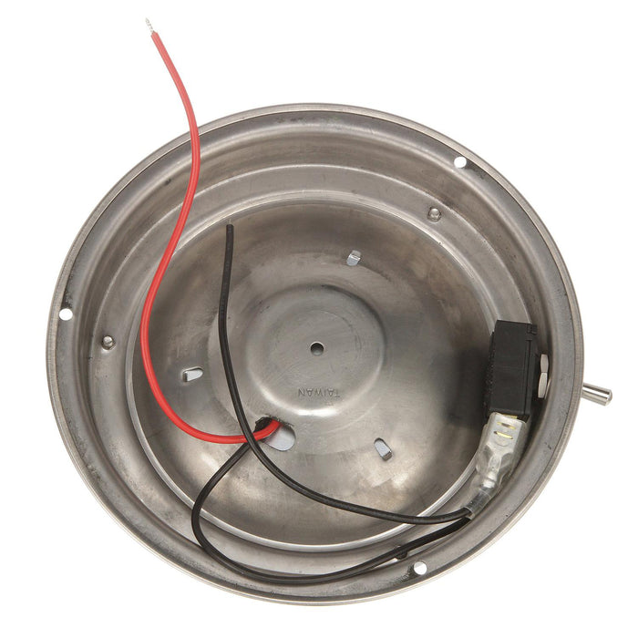 Seachoice 3291 LED Surface-Mount Dome Light, Bright White, SS Flange, 5 in. Diameter