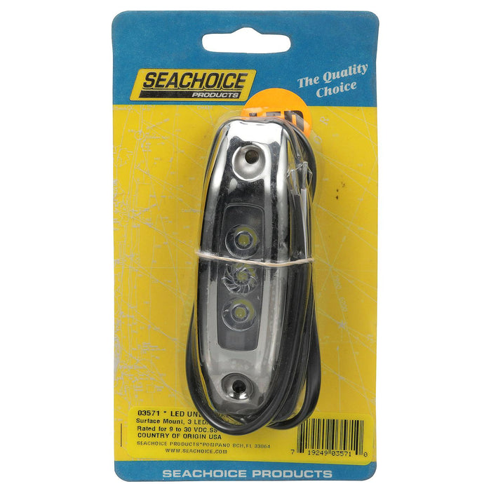 Seachoice 50-03571 Water Dragon LED Underwater Light, 3 White LEDs, 1, 500 Lumens