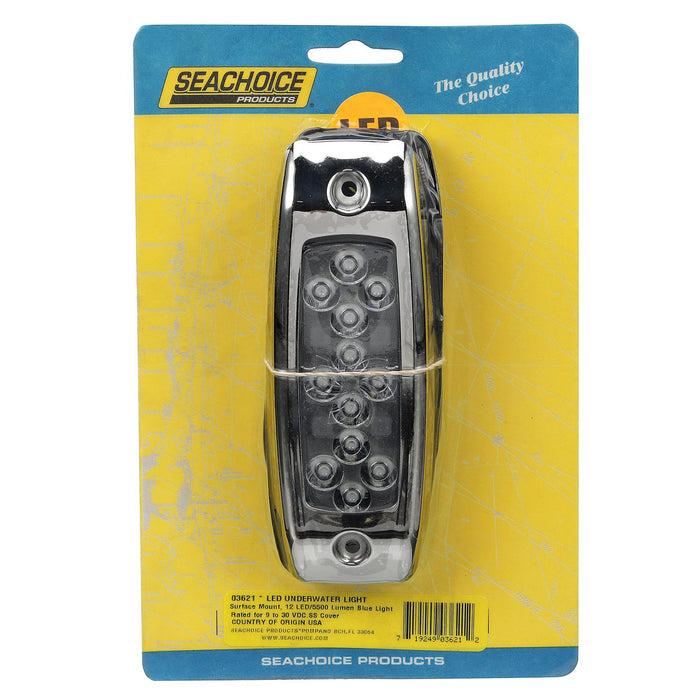 Seachoice 50-03621 Water Dragon LED Underwater Light, 12 Blue LEDs, 5, 500 Lumens