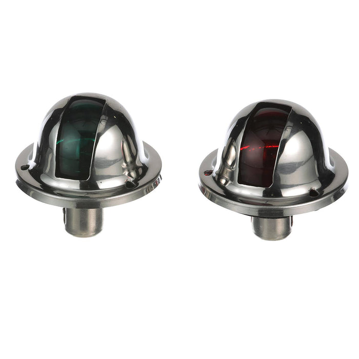 Seachoice 5121 Stainless Steel Side Light Set (P&S), 1NM Visibility, for Sail or Powerboats Under 39'