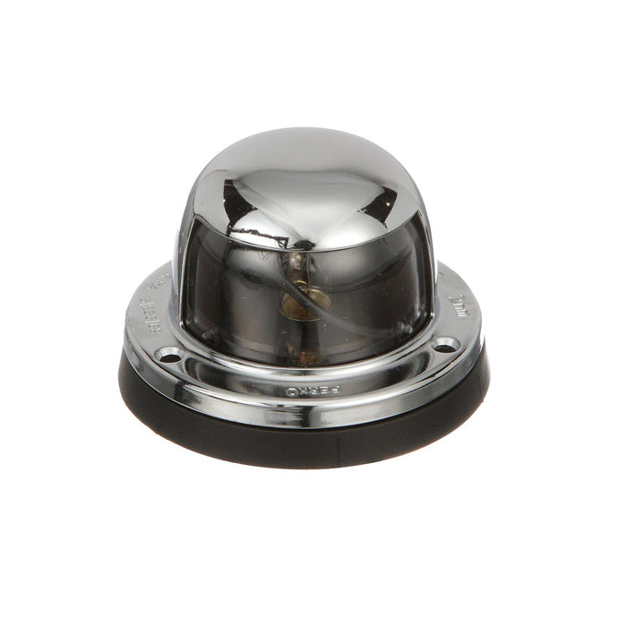 Seachoice 5251 Navigation Stern Light, Chrome/Brass, Clear Lens, Horizontal Surface Mount