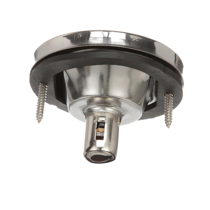 Seachoice 5381 Round Navigation Transom Light w/ SS Flange, 3 In., Vertical Surface Mount