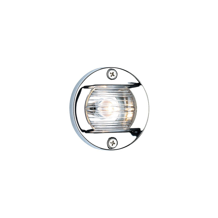 Seachoice 5381 Round Navigation Transom Light w/ SS Flange, 3 In., Vertical Surface Mount