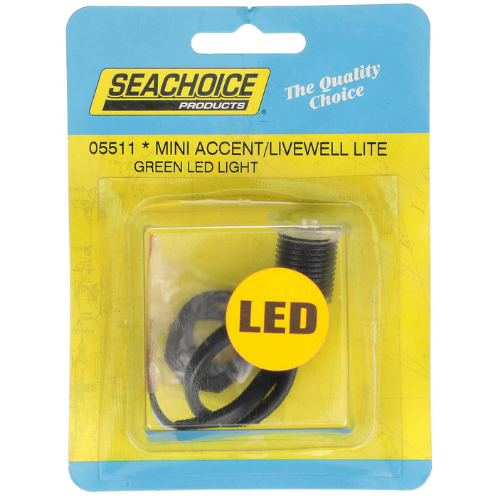 Seachoice 50-05511 Livewell Light, Mini LED Accent, Green, Waterproof, 50, 000 Hours
