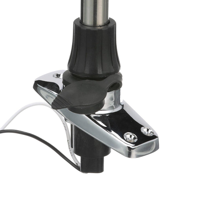 Seachoice 5631 LED All-Round White Light for Boating, Stow-A-Way Aluminum Light, 24-1/8 In.