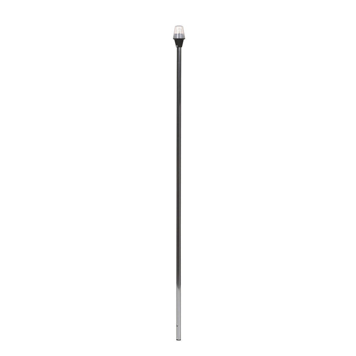 Seachoice 5701 LED All-Round White Light for Boating, Stow-A-Way Aluminum Light, 52-1/2 In.