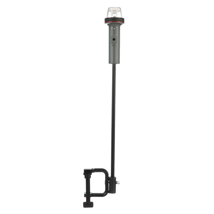 Seachoice 6131 Bi-Color Portable Battery-Operated Boat Navigation Stern Light, Horizontal Clamp Mount