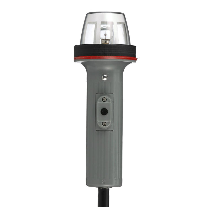 Seachoice 6131 Bi-Color Portable Battery-Operated Boat Navigation Stern Light, Horizontal Clamp Mount