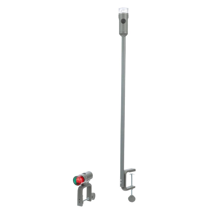 Seachoice 6261 Portable Battery-Operated LED Navigation Light Kit, Red/Green Bow Light, White Stern Light