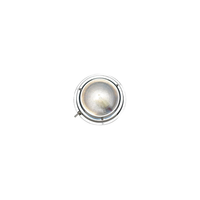 Seachoice 6631 Polished Stainless Steel Bright White Dome Light
