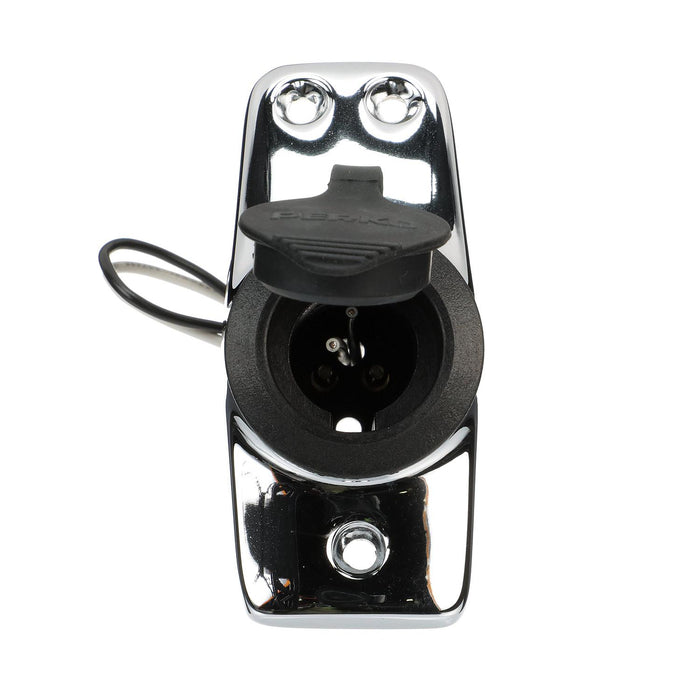 Seachoice 8261 Chrome-Plated Spare Light Base Asm, Plug In, Waterproof Snap-On Cover